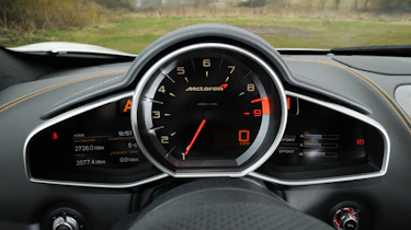 McLaren 12C Spider dials