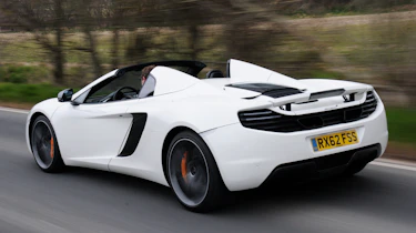 McLaren 12C Spider rear tracking