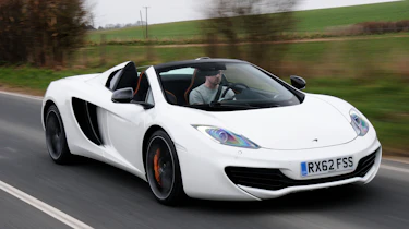 McLaren 12C Spider front tracking