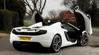 McLaren 12C Spider doors open