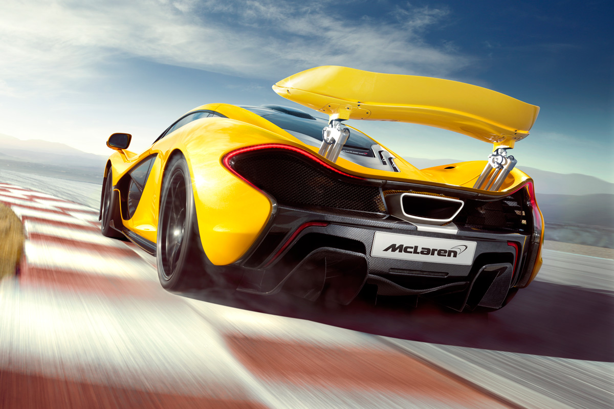 McLaren P1 rear
