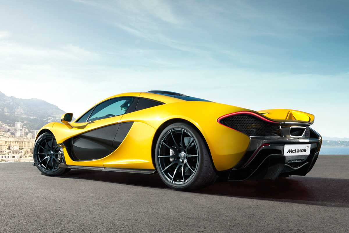 McLaren P1 rear three-quarters