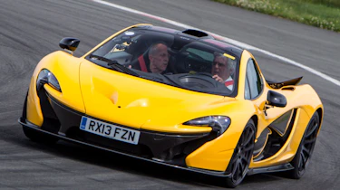 McLaren P1 cornering