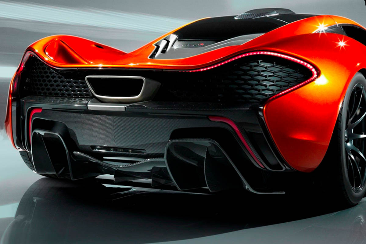 McLaren P1 diffuser