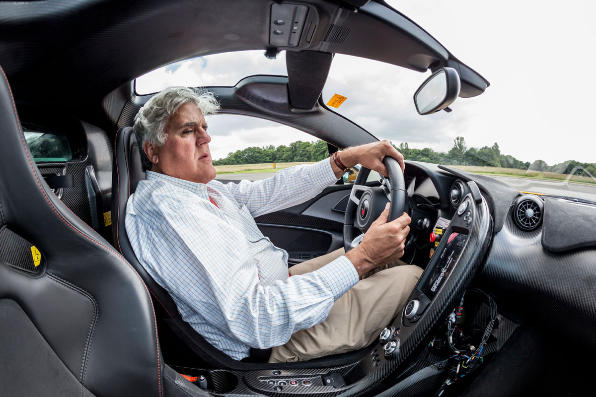 McLaren P1 with Jay Leno