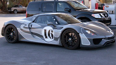 Porsche 918 Spyder front spy shots