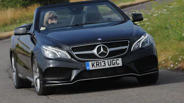 Mercedes E-Class Cabriolet front action