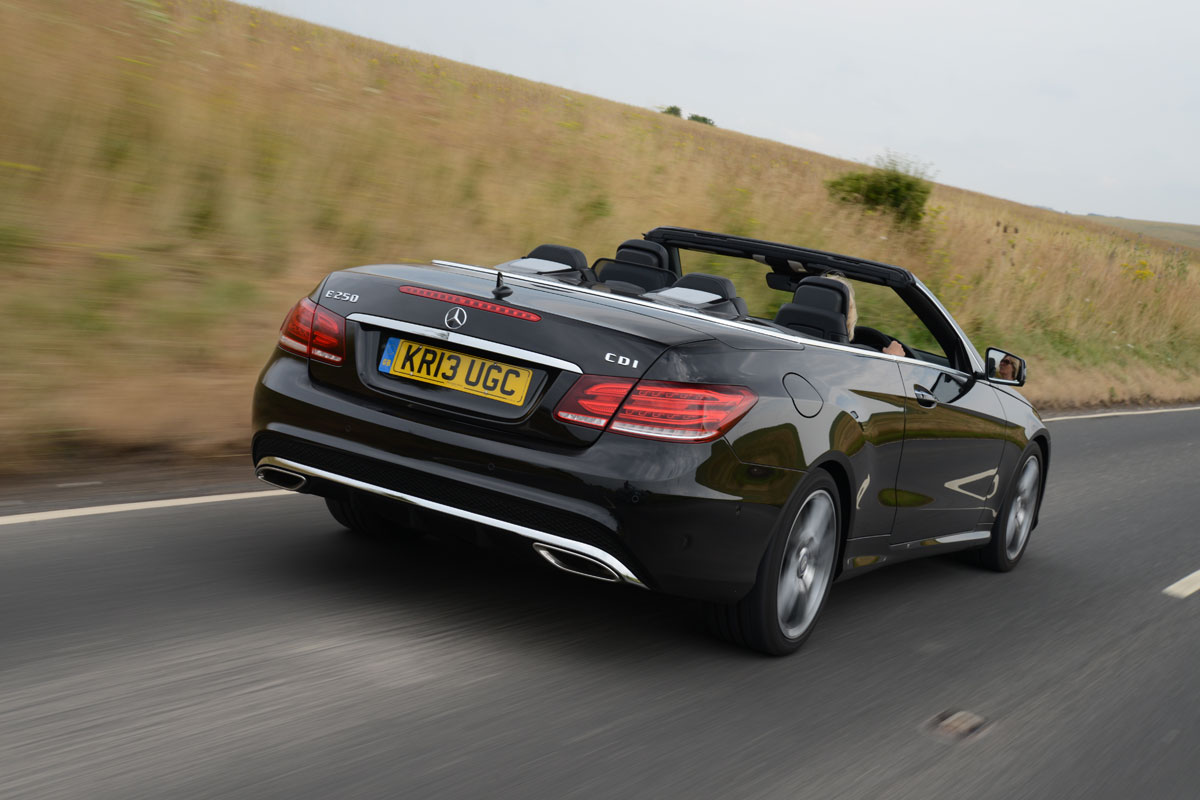 Mercedes E-Class Cabriolet rear action