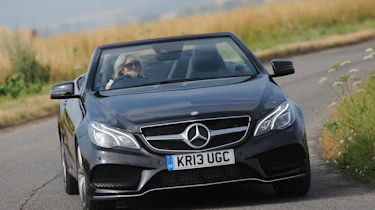 Mercedes E-Class Cabriolet front action