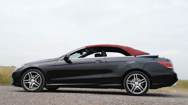 Mercedes E-Class Cabriolet roof down