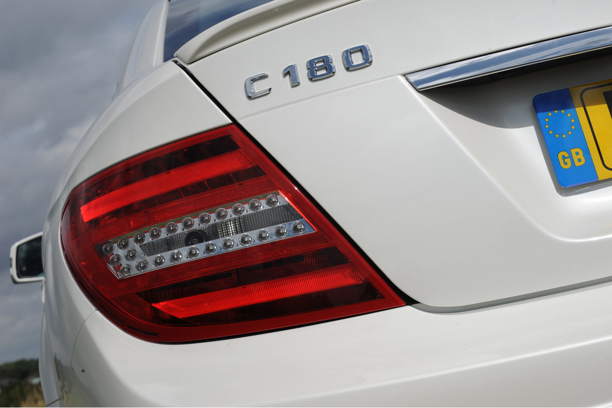 Mercedes C180 Coupe badge