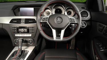 Mercedes C180 Coupe interior