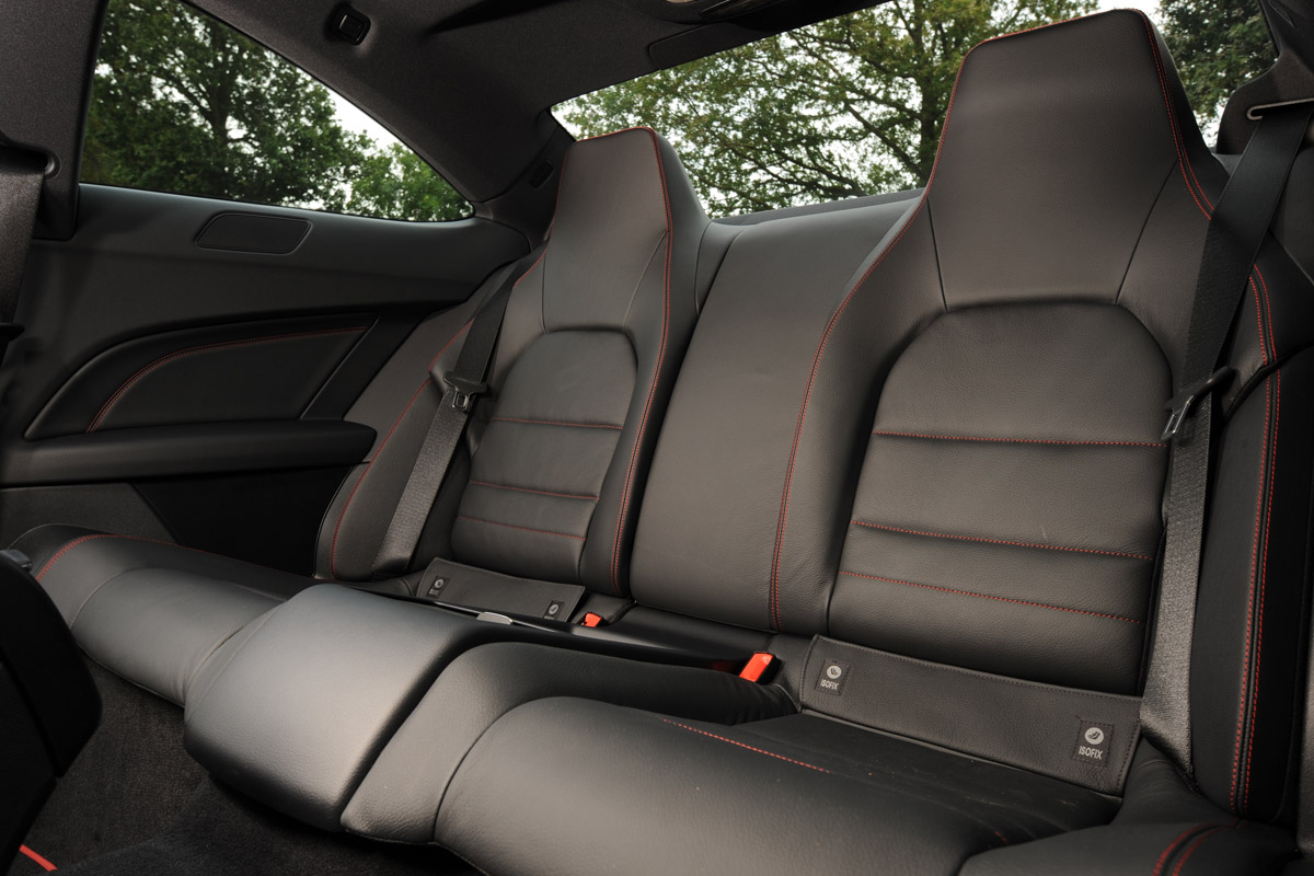 Mercedes C180 Coupe rear seats