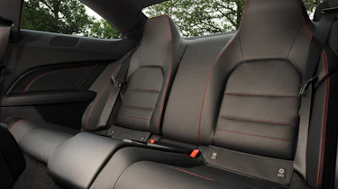 Mercedes C180 Coupe rear seats