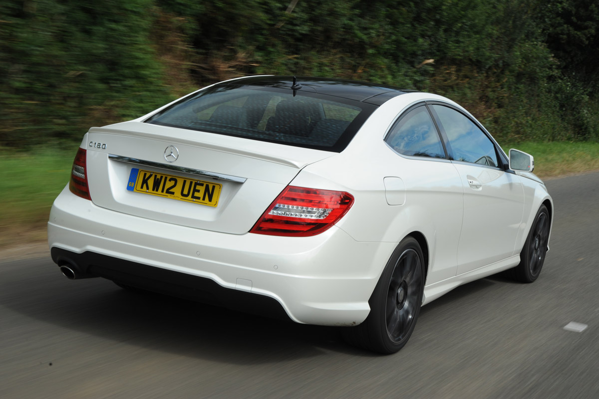 Mercedes C180 Coupe rear