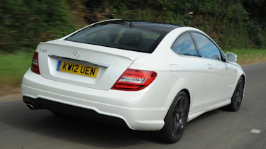 Mercedes C180 Coupe rear