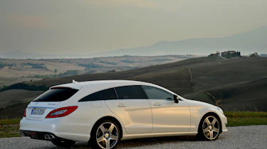 Mercedes CLS 63 AMG Shooting Brake rear three-quarters
