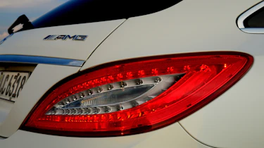 Mercedes CLS 63 AMG Shooting Brake badge