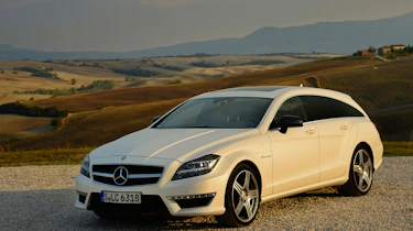 Mercedes CLS 63 AMG Shooting Brake front three-quarters