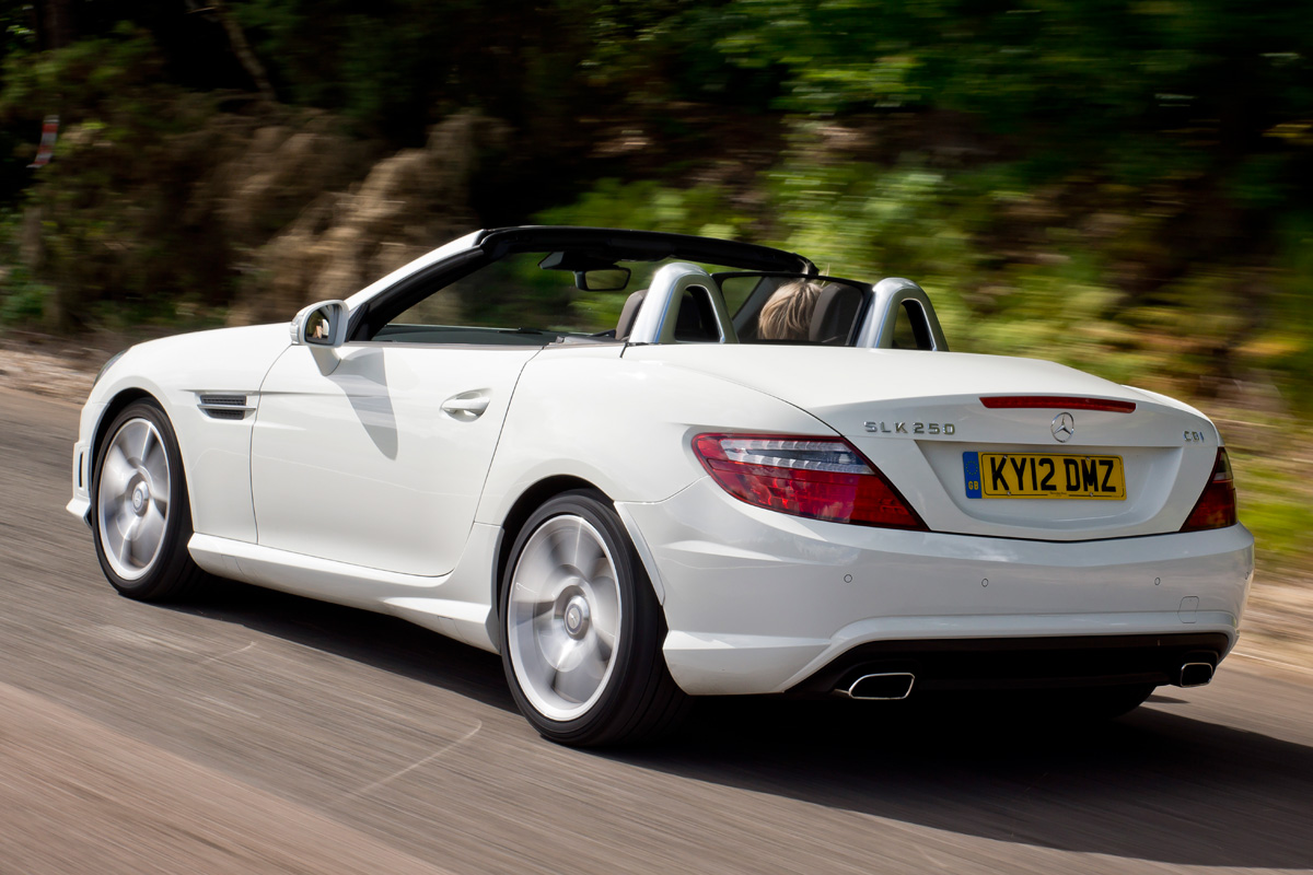Mercedes SLK 250 CDI rear tracking