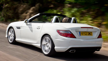 Mercedes SLK 250 CDI rear tracking