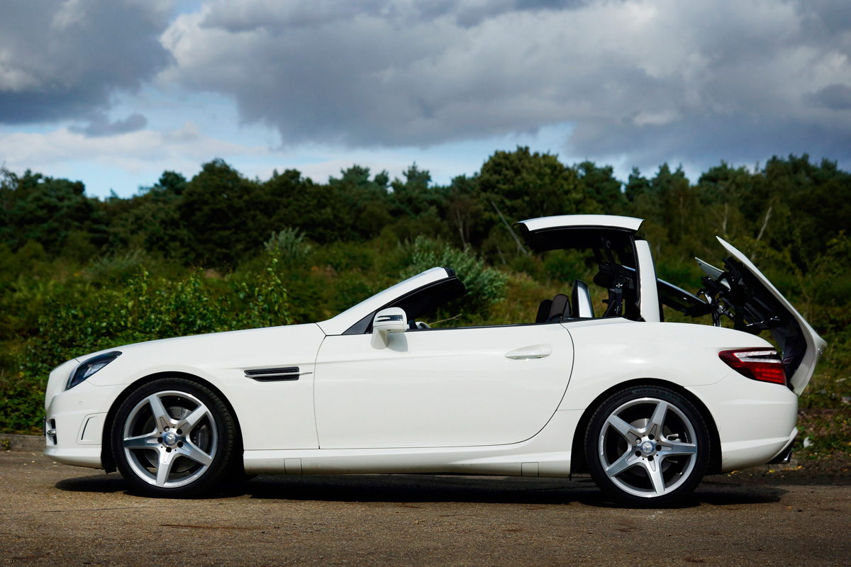 Mercedes SLK 250 CDI roof mechanism