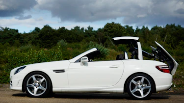 Mercedes SLK 250 CDI roof mechanism