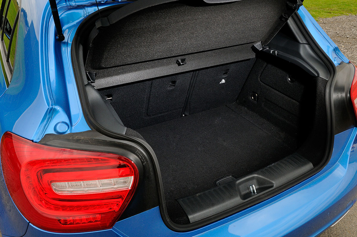 Mercedes A45 AMG boot