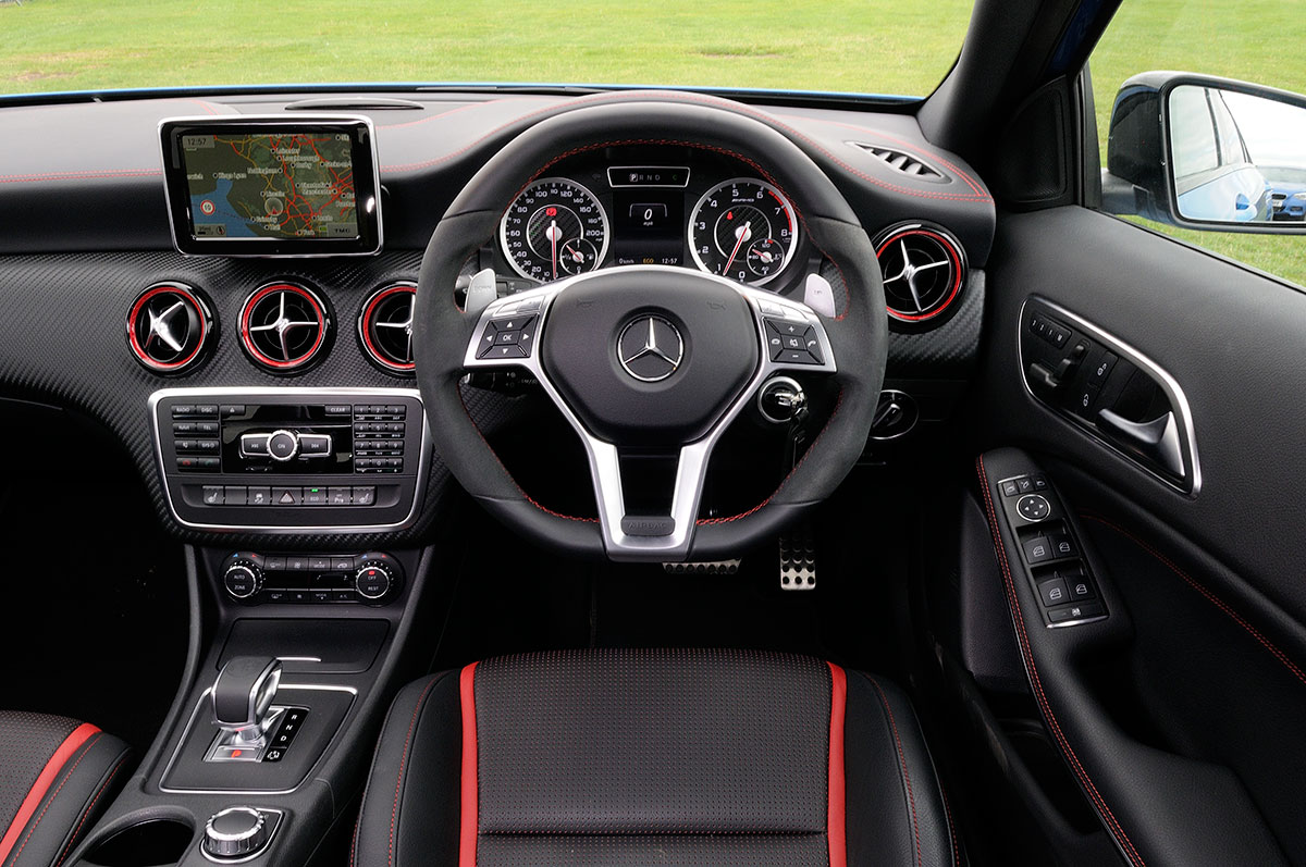 Mercedes A45 AMG interior