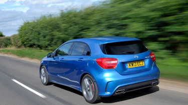 Mercedes A45 AMG rear action