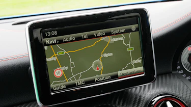 Mercedes A45 AMG sat-nav