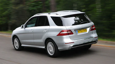Mercedes ML rear action