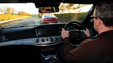 Mercedes S63 AMG vs Jaguar XJR interior