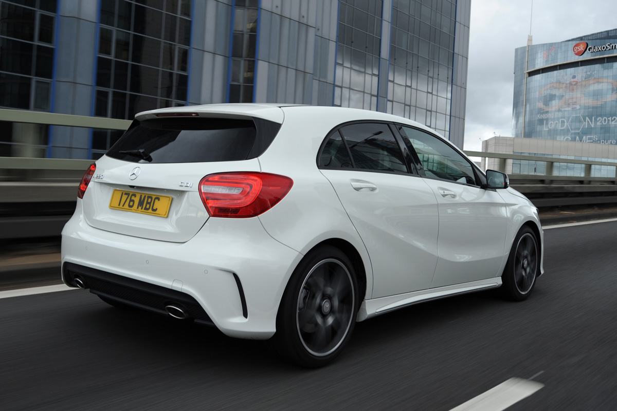 Mercedes A220 CDI AMG Sport rear action