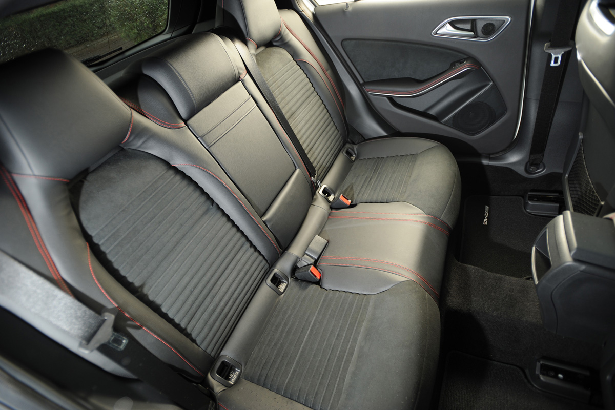 Mercedes A220 CDI AMG Sport rear seats