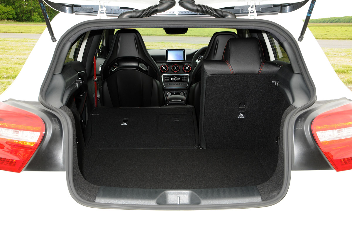 Mercedes A45 AMG boot