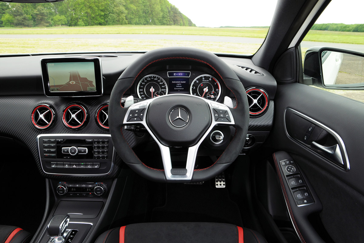 Mercedes A45 AMG cabin