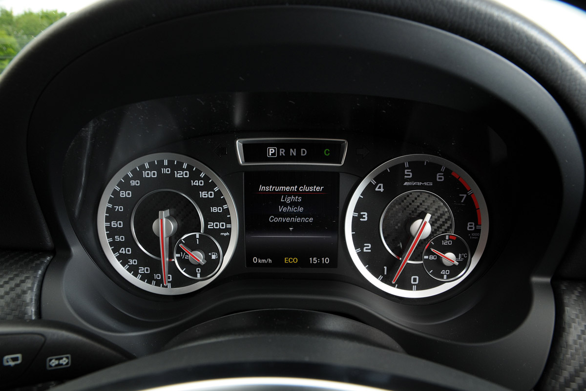 Mercedes A45 AMG dashboard 