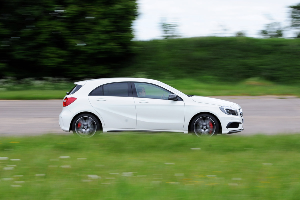 Mercedes A45 AMG profile