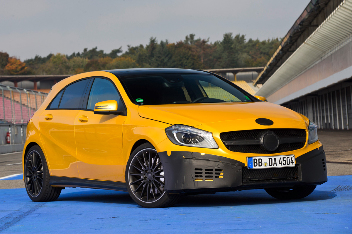 Mercedes A45 AMG prototype front