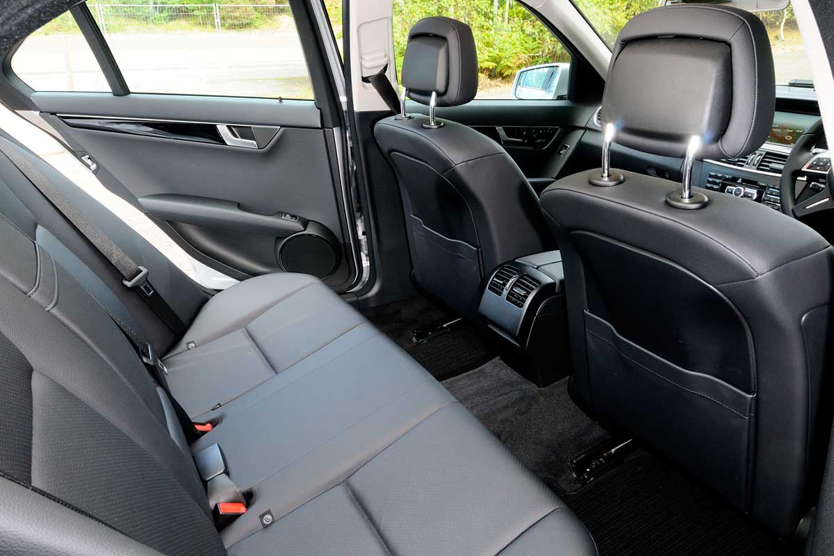 Mercedes C220 CDI Executive SE rear seats