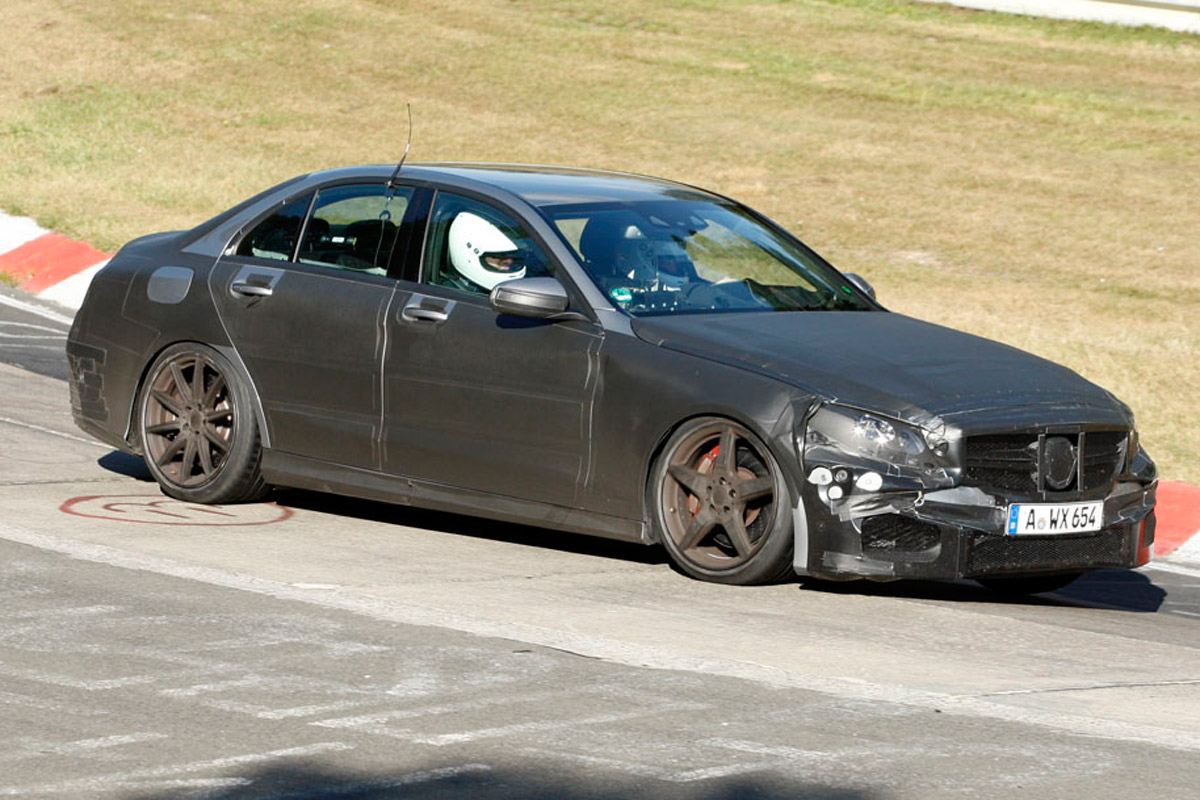 Mercedes C-Class AMG saloon front quater