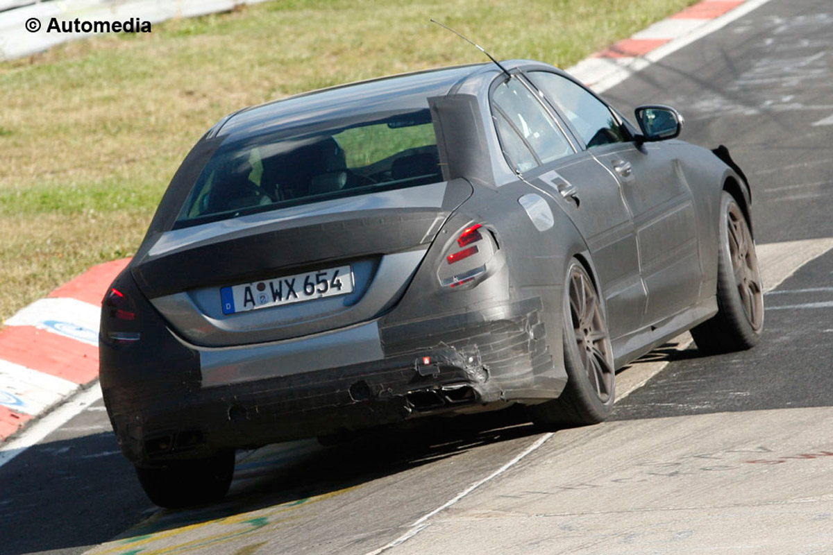 Mercedes C-Class AMG saloon rear
