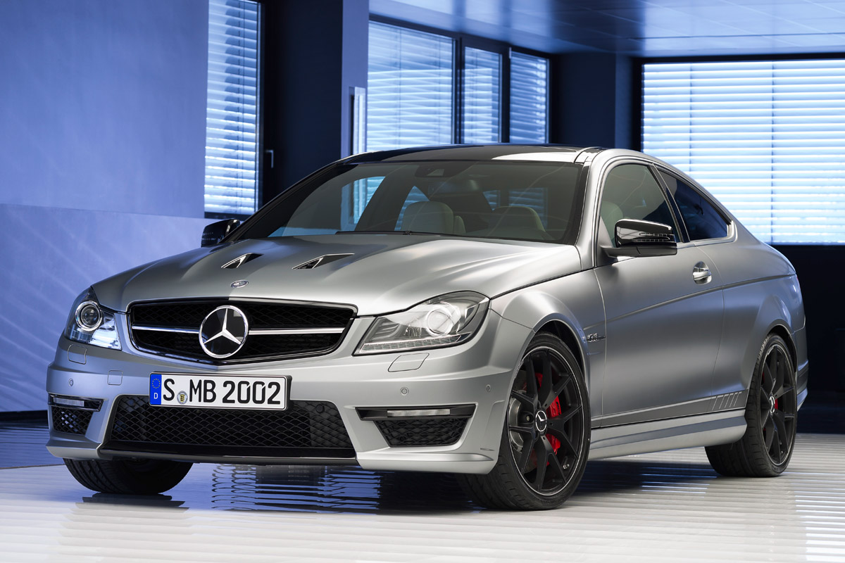 Mercedes C63 AMG Coupe Edition 507 front side