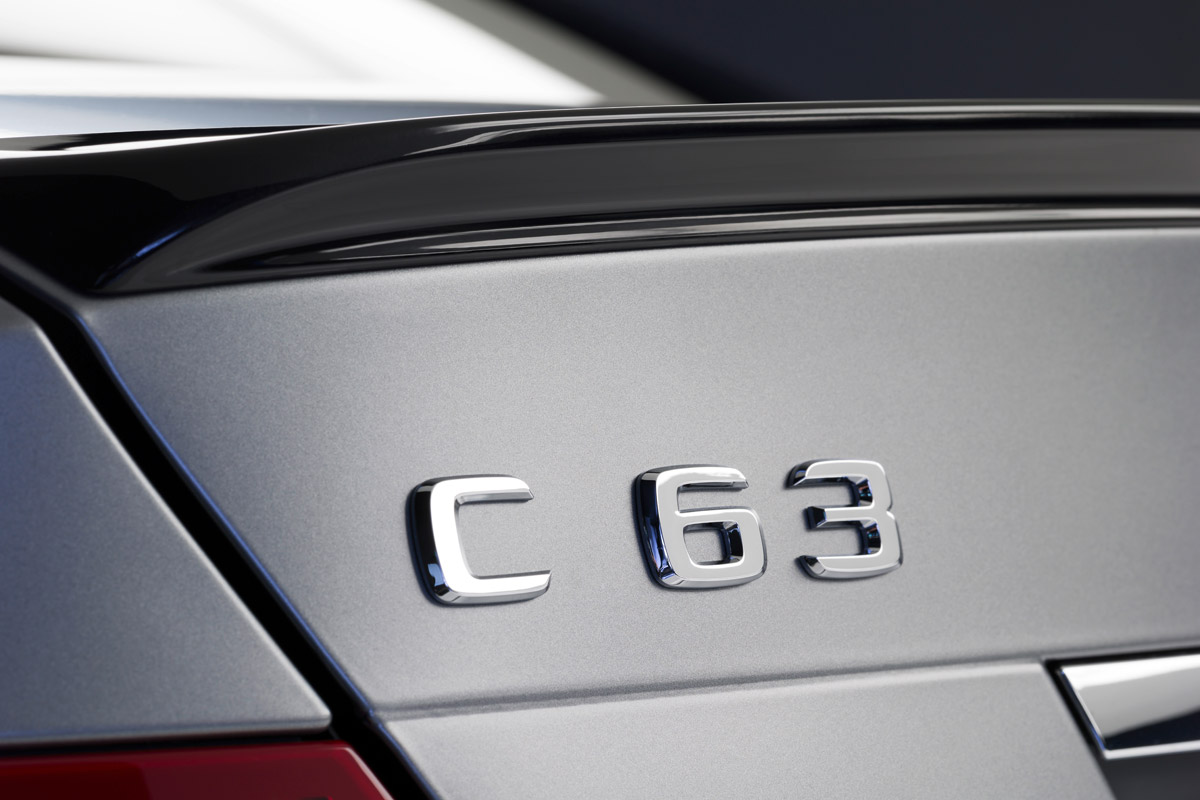 Mercedes C63 AMG Coupe Edition 507 badge
