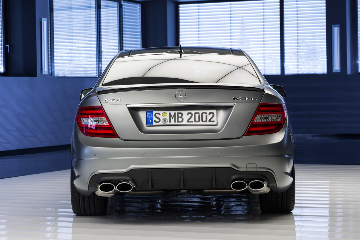 Mercedes C63 AMG Coupe Edition 507 rear