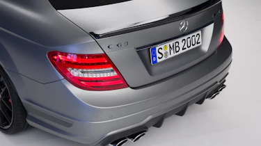 Mercedes C63 AMG Coupe Edition 507 rear splitter