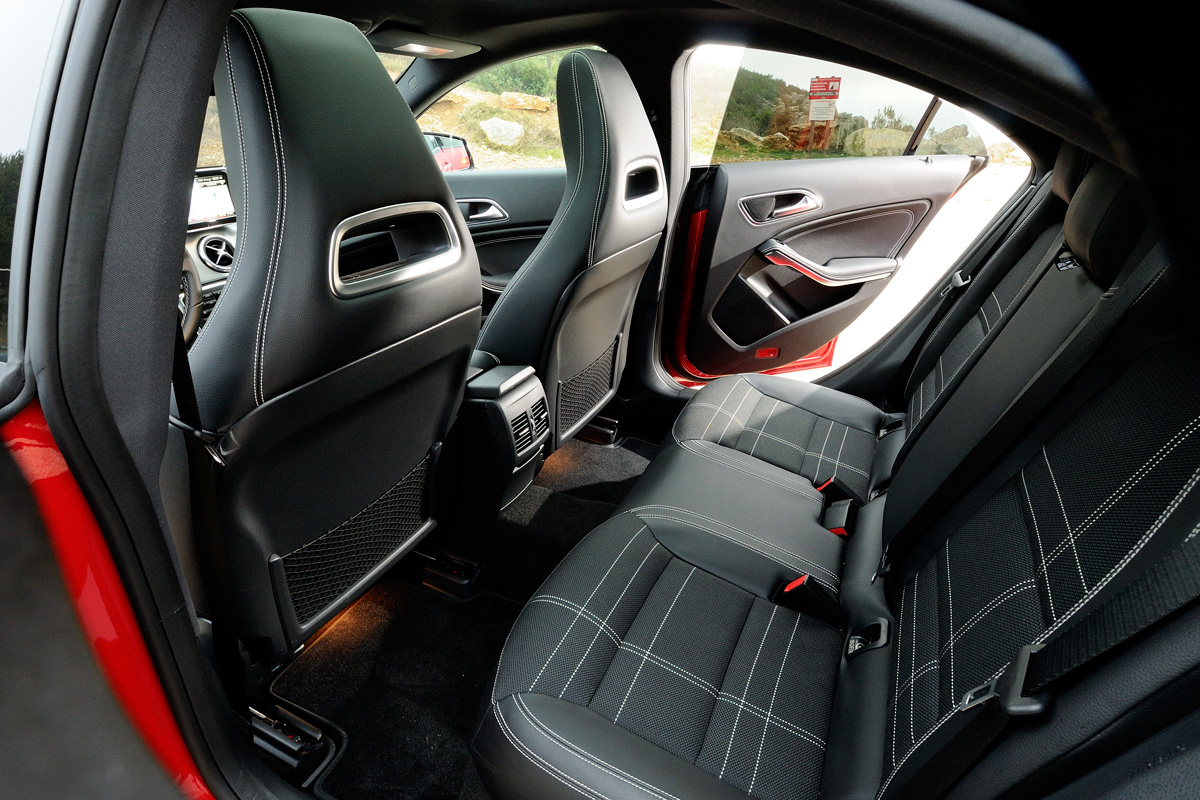 Mercedes CLA rear seats