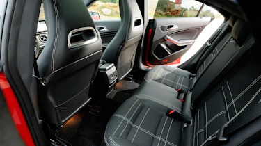 Mercedes CLA 250 CGI rear seats