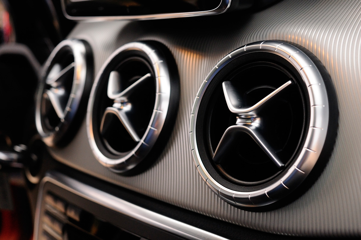 Mercedes CLA 250 CGI vents